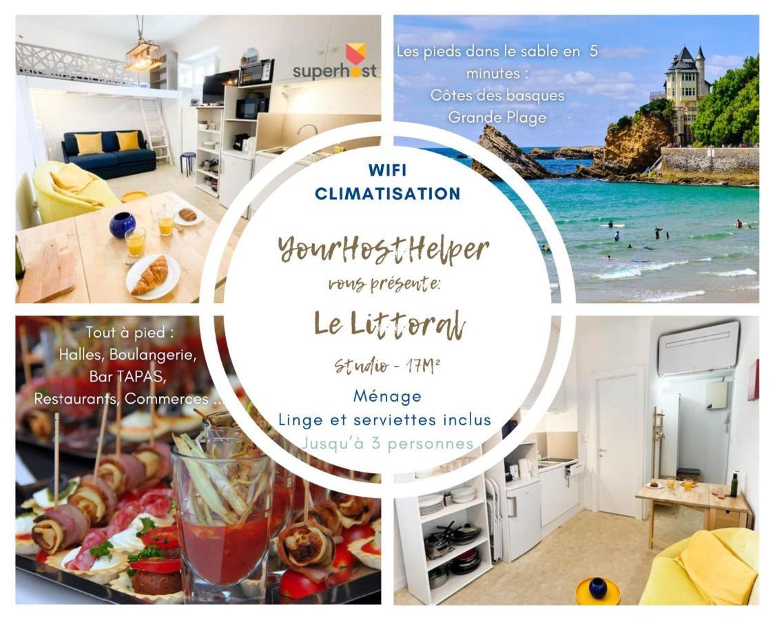 Le Littoral Yourhosthelper Lejlighed Biarritz Eksteriør billede